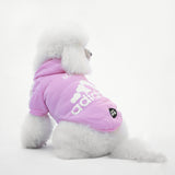 Felpa "Adidog" Rosa Personalizzabile con nome