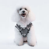 Giacca Di Jeans con Toppe Scura