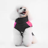 Piumino Dettaglio Rosa Pettorina integrata Personalizzabile con nome