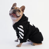 Felpa "woof" Nera Personalizzabile con nome