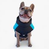 Piumino Dettaglio Celeste Pettorina integrata Personalizzabile con nome