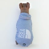 Felpa "The Dog Face" Grigia Personalizzabile con nome
