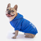Felpa "The Dog Face" Blu Personalizzabile con nome