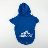 Felpa "Adidog" Blu Personalizzabile con nome