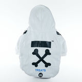 Felpa "woof" Bianca Personalizzabile con nome