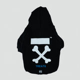 Felpa "woof" Nera Personalizzabile con nome