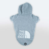 Felpa "The Dog Face" Grigia Personalizzabile con nome