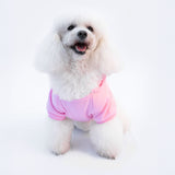 Felpa "Trendy Dog" Rosa Personalizzabile con Nome e Numero