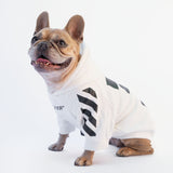 Felpa "woof" Bianca Personalizzabile con nome
