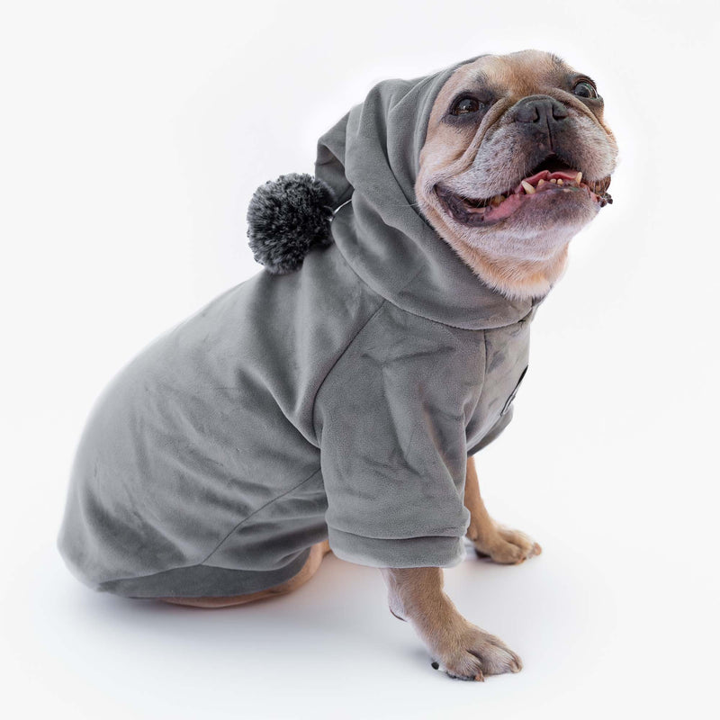 Felpa bulldog grigia hotsell