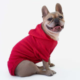Felpa "The Dog Face" Rossa Personalizzabile con nome