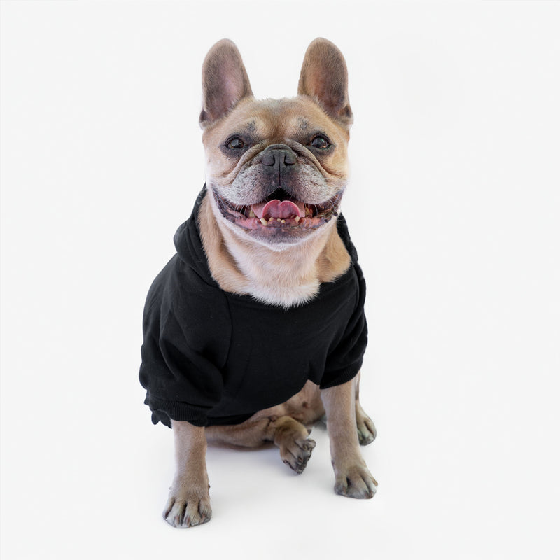 Felpa "The Dog Face" Nera Personalizzabile con nome