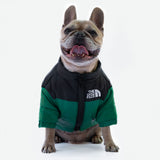 Doudoune verte "The Dog Face" personnalisable avec prénom