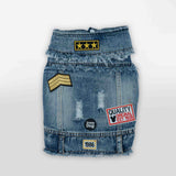 Giacca Di Jeans con Toppe Chiara