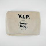 Trendiges Hundehandtuch mit Doppeltasche