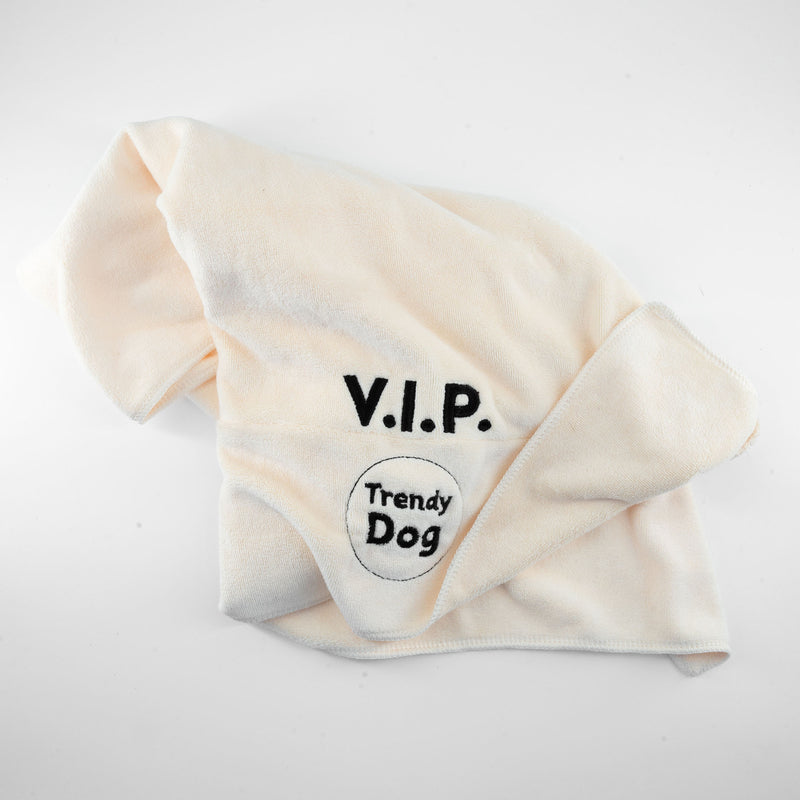 Trendiges Hundehandtuch mit Doppeltasche