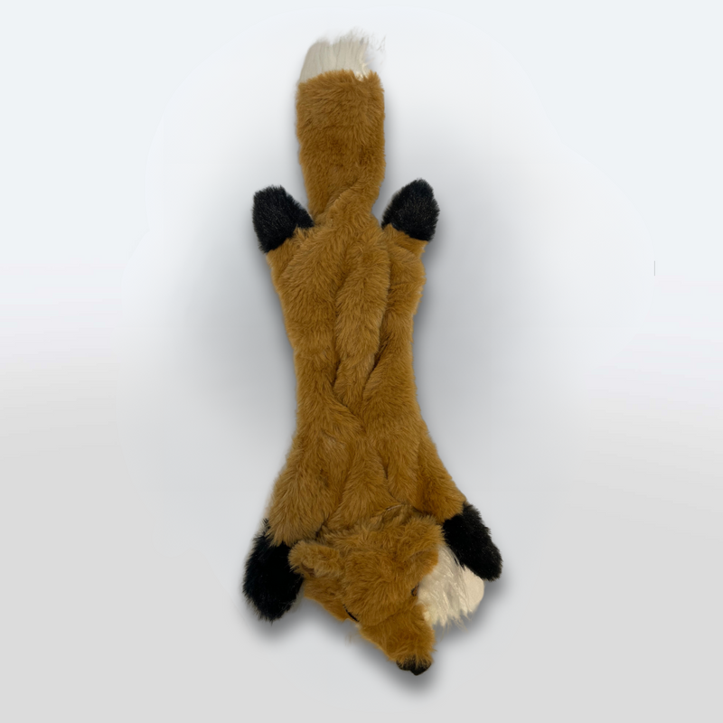 Peluche en forme de renard.